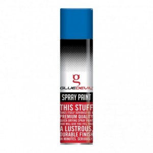 Gluedevil Spray Paint 300ML Heat Resistant Blue