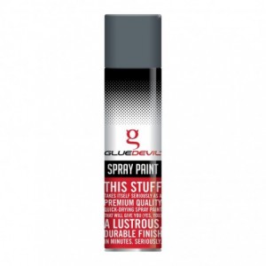 Gluedevil Spray Paint 300ML Hammer Grey