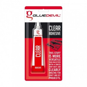 Gluedevil Adhesive Clear B/P 25ML