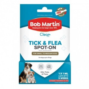 Bob Martin Pet Spot On Small / Medium Dogs 1 X 1ML