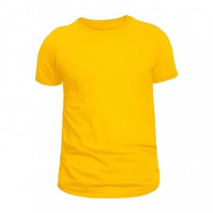 Pioneer T-SHIRT Cotton Crew Neck Yellow Size 2XL
