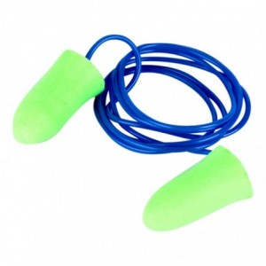Pioneer Earplug Cored Hi Vis Bullet Each 100 P/BOX