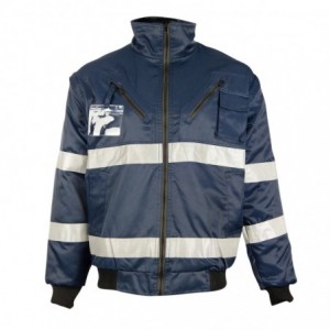Pioneer Jacket Bunny Zip Off Sleeve Navy 3XL