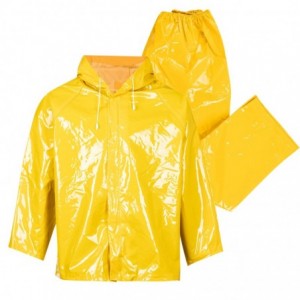 Pioneer Rain Suit Hydro Prem H/D PVC Yellow Xl