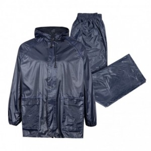 Pioneer Rainsuit Rubberised Navy Xxxx Large