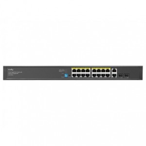 Cudy 16 Port Gigabit PoE 180W 2 Gigabit 2SFP Switch | GS1018PS2