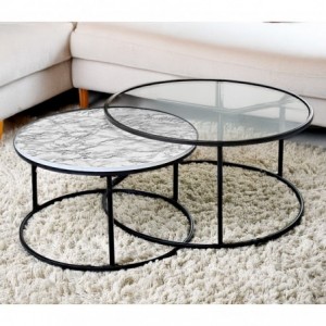 Clara 2 Tier Coffee Table - Finery