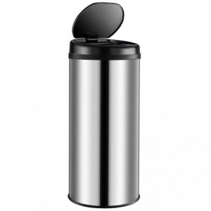 Auto Waste Sensor Trash Bin - Chrome - 50L