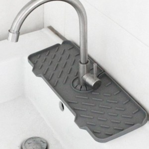 Fine Living Grey Silicone Faucet Drain Pad
