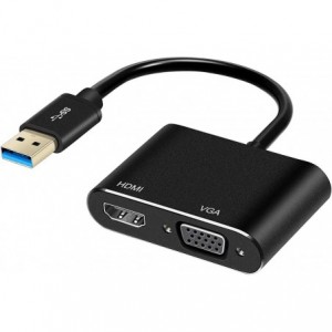 USB 3.0 to VGA and HDMI Video Adapter SUR005