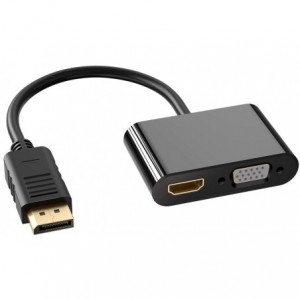 Display Port To HDTV/VGA Adaptor