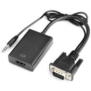 Male Vga To Female HDMI Male USB + Audio