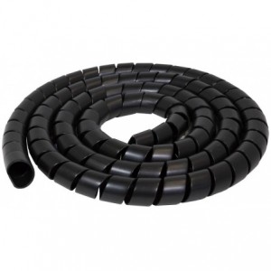 Spiral Wrap Black 1.8M X 20MM