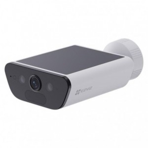 4K Solar Battery Camera White