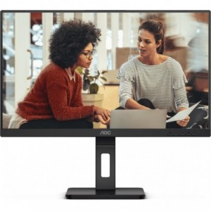 AOC 24E3QAF  Monitor|23.8 inch|IPS FHD 1920x1080 75hz|HDMI DP|VGA|Flicker Free|Low Blue Mode|Internal Power Supply|Speakers|HAS