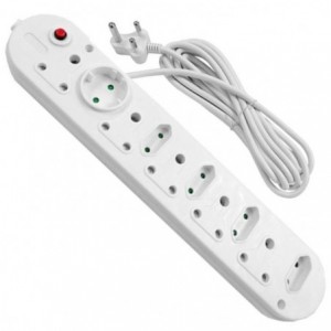 10 Way + 3M Cord Multiplug