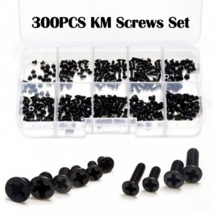 300 Pcs Flat Head Screw Set for PC and Notebook