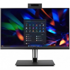 Acer All in One PC- VZ4714G - Black- Touch- 23.8" FHD -  Intel Core i5-13400- GPU: UHD Graphics- RAM:  8GB DDR4 Storage:512GB SSD- Secondary Drive Support :none- OS: Windows 11 Pro -  Wi-Fi 6.0E- Blue