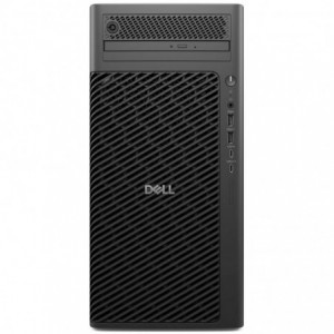 Dell Pro Max Tower T2 FCT2250 Workstation Intel Core Ultra 7 265 (20 cores- up to 5.3 GHz- 65 W)- 16GB: 1 x 16 GB- DDR5- 5600 MT/s- non-ECC- 512GB SSD TLC with DRAM M.2 2280 PCIe Gen4 SED Ready- NVIDI
