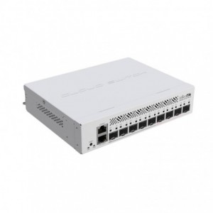 Mikrotik Network netFiber 9 Switch L3- 1GB Ethernet Port (PoE-IN)- x5 1G SFP Ports- x4 SFP+ Ports- K-48 fastening set- ears- PSU