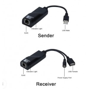 USB Extension 100M Over Ethernet