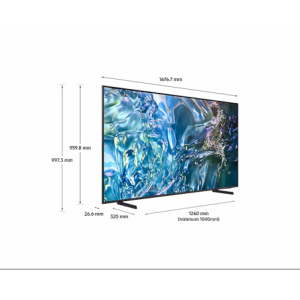 SAMSUNG QA75Q7F 75'' QLED TV Q4 AI Processor Quantum HDR HDR 10+ Support Quantum Matrix Tedchnology Pro Motion Xcelerator