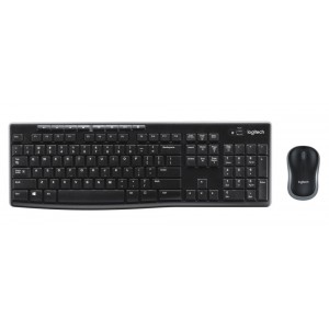 Logitech Wireless Combo MK270 - Black USB