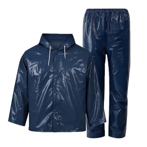 Pioneer Rain Suit Hydro Prem H/D PVC Navy Med
