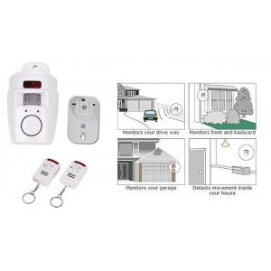 Motion Detector Alarm Kit - Remote Controlled On/Off