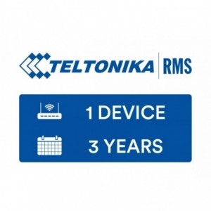 Teltonika Single RMS License Key - Valid for One Teltonika Networking Device for Three Years