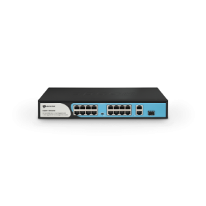 BDCOM 16-Port 100M PoE Switch (16-Port 100M PoE + 1 GE + 1 SFP) 180W PoE Budget