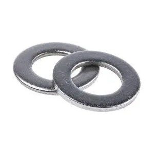 Flat Zinc Plated 8x25x2 Washer | 16 pack