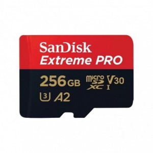 Sandisk Extreme Pro Microsdhc 256GB And SD Adapter And Rescuepro Deluxe A1 C10 V30 Uhs I U3