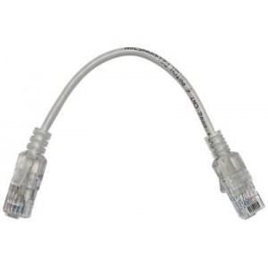 Linkbasic 22cm UTP Cat6 Nano Thin Patch Cable Grey