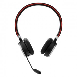 Jabra Evolve 65 TE Duo Bluetooth Headset- Link 390a MS - Replaced Evolve 65 SE