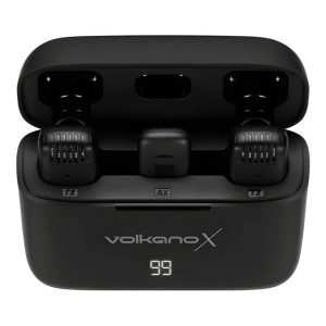 VolkanoX Prodigy 2 Series Wireless Lavalier Microphone - Black
