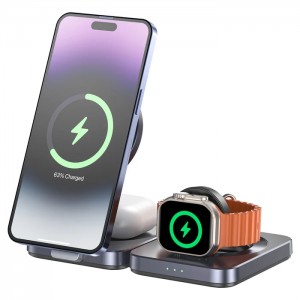 Unitek QI2 Foldable 3 IN 1 Wireless CHARGER (P1300A)