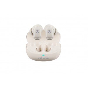 Volkano Sugar-Cube Active Noise Cancelling True Wireless Earphones - Nude