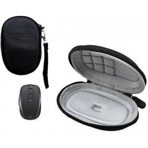 Tuff-Luv - Mobile Hard Shell Case for Travel - Fits Logitech M240/M220 Mouse - Black