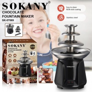 Sokany Chocolate Fountain Fondue Maker