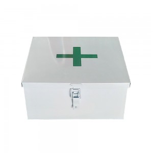 Regulation 3 First Aid Kit Inside Square Metal Box