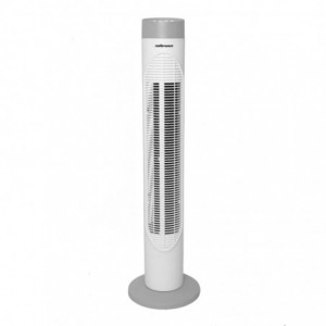 Mellerware Fan Tower Plastic 3 Speed 50W White