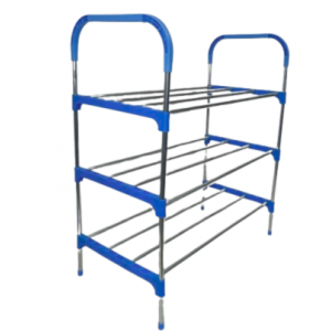 Nordic Wind 3TIER 12 Shoe Rack Steel Blu