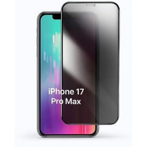 Tuff-Luv - 2.5D Privacy Tempered Glass Screen Protector - Compatible with Apple iPhone 17 Pro Max - Privacy (1 Pack)