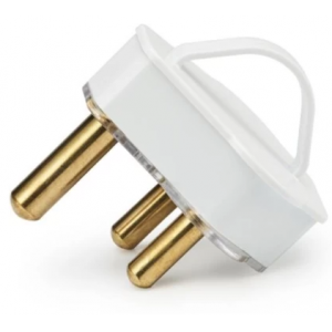 3-Pin Plug Top 16A With Handle (White)