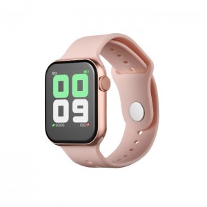 Amplify Compete series fitness watch round face - gold