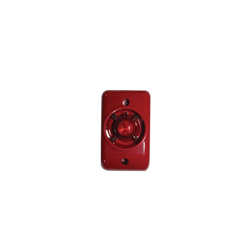 Securi-Prod Siren Strobe Red 12VDC