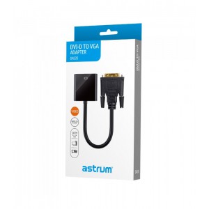 Astrum DVI-D (24+1P) to VGA Female ACTIVE Adapter (DA520)