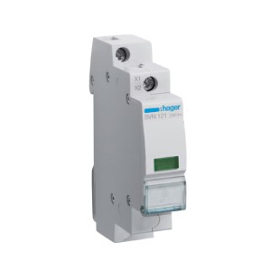 Hager Green LED indicator light 230V DIN