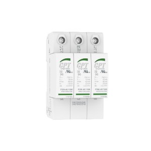 Cirprotec 40kA 1000Vdc 3P T2 SPD